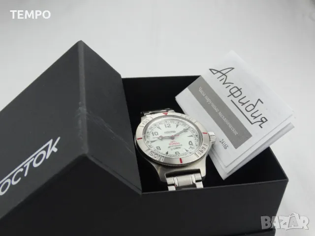 ВОСТОК АМФИБИЯ АВТОМАТИЧЕН ref: 74090Б “ЕЛЬБРУС”- FULL LUME, снимка 4 - Мъжки - 46699457