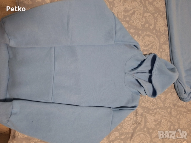 Нов дамски екип - горнище и долнище, светлосин, снимка 3 - Якета - 52406095