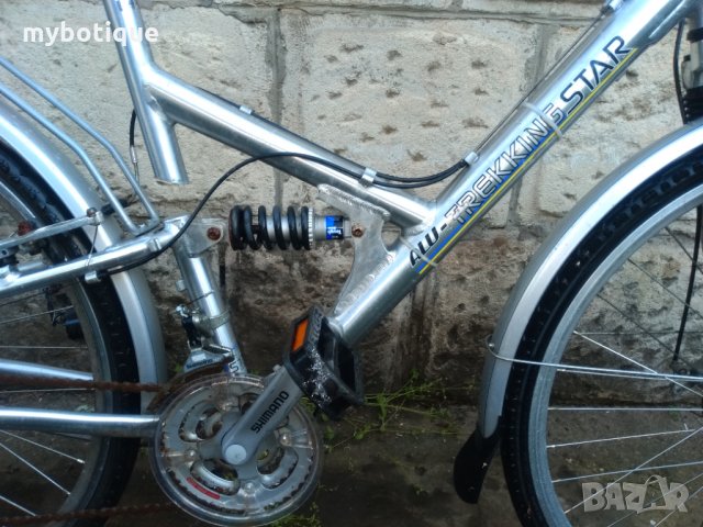 Алуминиев планински бегач ALU Treking 28", снимка 5 - Велосипеди - 32931920