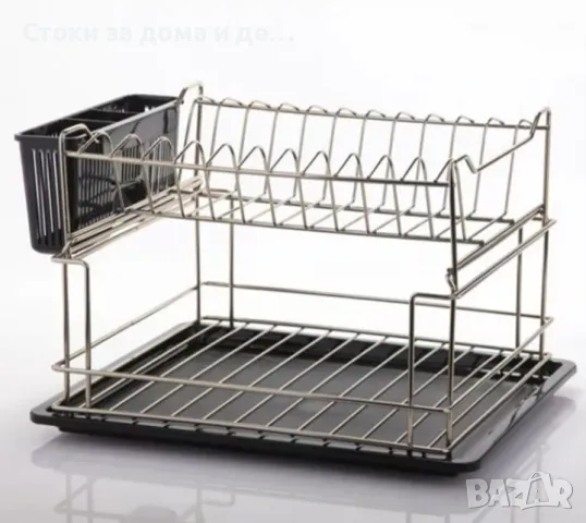 ✨Сушилник за съдове TEKNO TEL KB 010G, 2 нива, Сгъваем, Златист , снимка 1