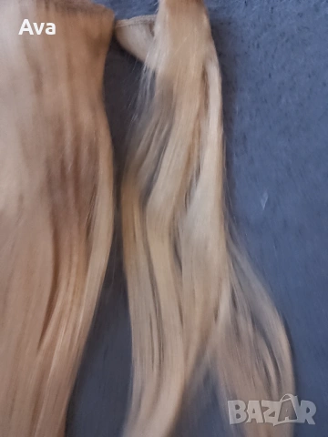 Руса естествена коса 25 см, снимка 2 - Аксесоари за коса - 53003060