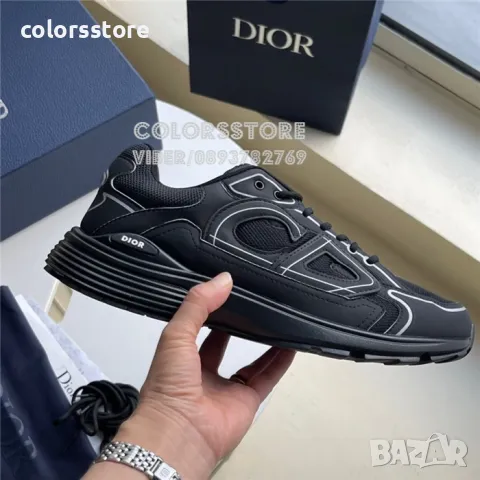 Мъжки черни маратонки Dior/BR106z