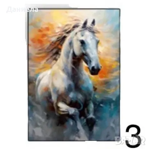 Картина с кон различни модели, снимка 3 - Картини - 49323526