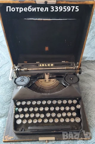 Антик работеща машина Adler. Германия, 1936 г. 