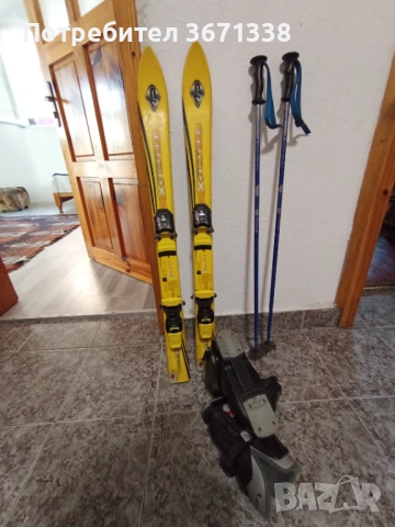 Детски ски ски обувки и щеки , снимка 2 - Зимни спортове - 52428533