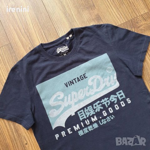 Страхотна мъжка тениска SUPERDRY размер M, снимка 3 - Тениски - 37301011