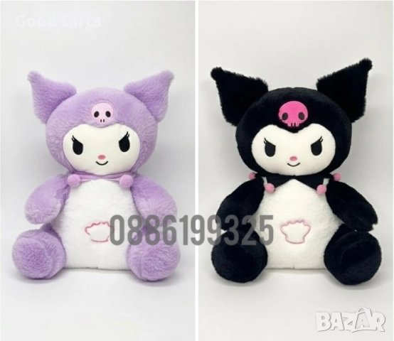 Интерактивна Дишаща плюшена играчка Kuromi Hello Kitty Куроми музикална, снимка 2 - Плюшени играчки - 52770991