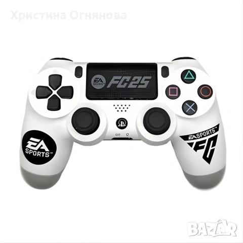 Безжичен джойстик за PS4 с тъчпад, вибрация и LED осветление – FC25 / GTA дизайн