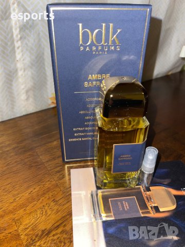 Отливки от Gris Charnel Extrait & Ambre Safrano - новите аромати от BDK Parfums - мостра / отливка, снимка 3 - Унисекс парфюми - 36591986