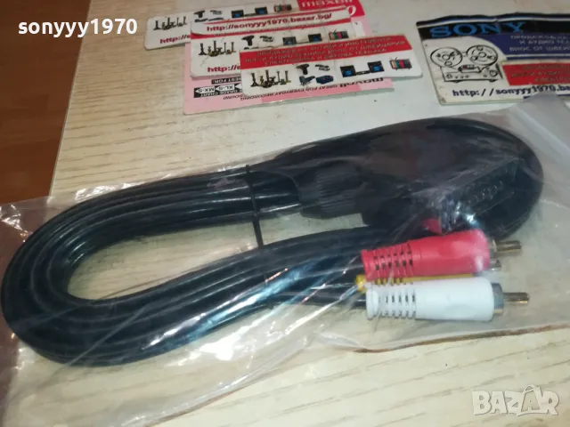 КАБЕЛ СКАРТ-ЧИНОВЕ-СТЕРЕО АУДИО ВИДЕО 1012241013, снимка 12 - Плейъри, домашно кино, прожектори - 48290341