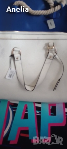 Дамска Чанта Естествена кожа Бяло, снимка 6 - Чанти - 52557517