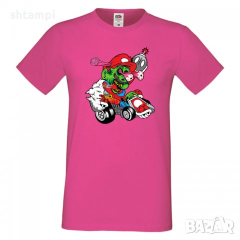 Мъжка тениска Mario Cart Zombie 3 Игра,Изненада,Подарък,Празник,Повод, снимка 15 - Тениски - 37236088