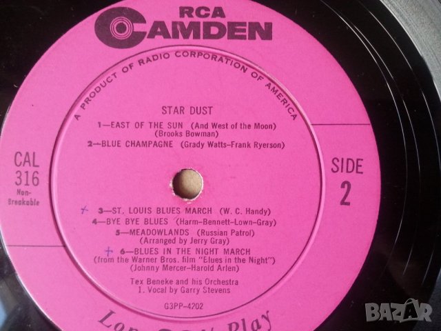 4 плочи LP: Slows (Paolo Baldini) / Super hits / Star dust - Tex Beneke / Michel Todd's - 33 об./мин, снимка 5 - Грамофонни плочи - 32360470