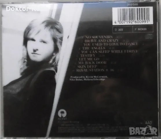 Melissa Etheridge ‎– Brave And Crazy [1989, CD], снимка 2 - CD дискове - 49030791
