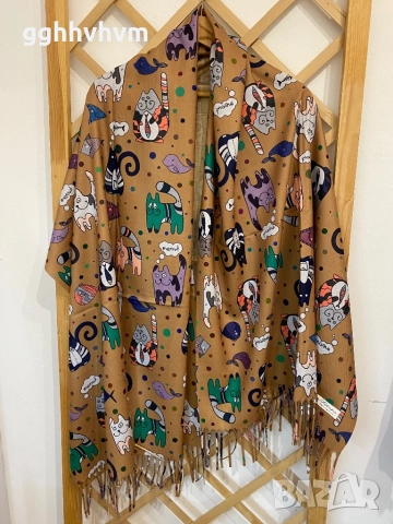 Шал с котенца, снимка 2 - Шалове - 52932173