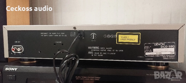 Сд плеър DENON DCD-590, снимка 6 - Ресийвъри, усилватели, смесителни пултове - 51534207