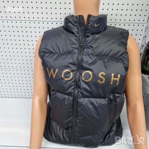 Пухено яке Nike Swoosh, снимка 2 - Якета - 53183609