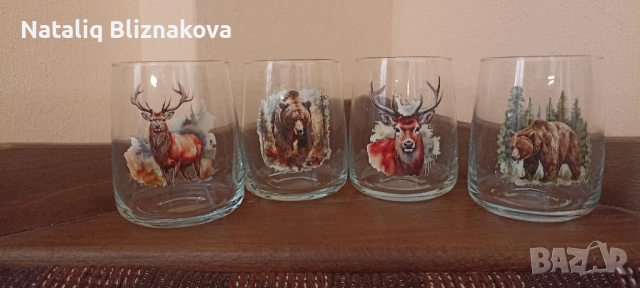 Чаши с ловни мотиви - промо цена до края на месеца , снимка 8 - Чаши - 51291986
