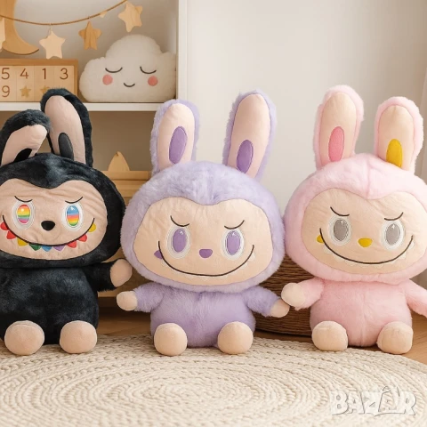 Голяма плюшена играчка Лабубу – 80 см, снимка 5 - Други - 51065274