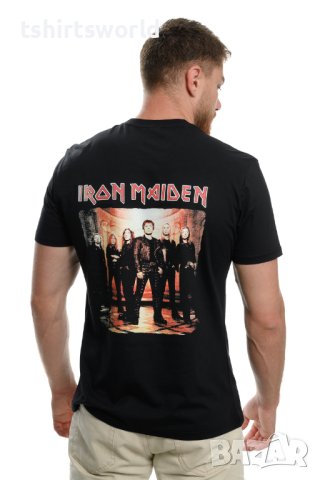 Нова мъжка тениска на музикалната група Iron Maiden – The Writing On The Wall С ГРЪБ, снимка 3 - Тениски - 40414831