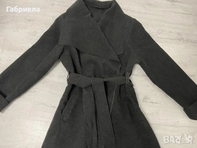 Зимно палто, тъмносив цвят, снимка 3 - Палта, манта - 48446112