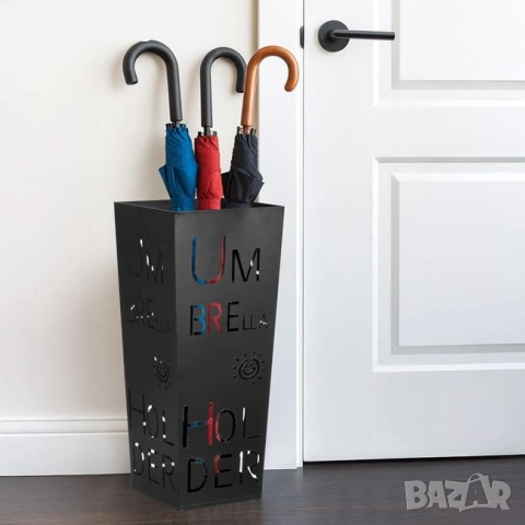 Метален чадърник с модерен дизайн 