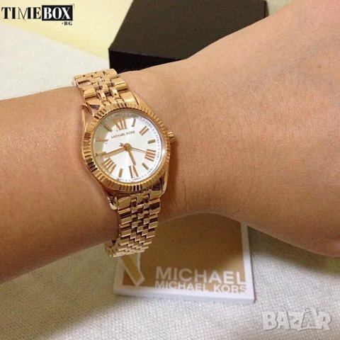 Michael Kors MK3230 Petite Lexington. Нов дамски часовник, снимка 3 - Дамски - 38811155