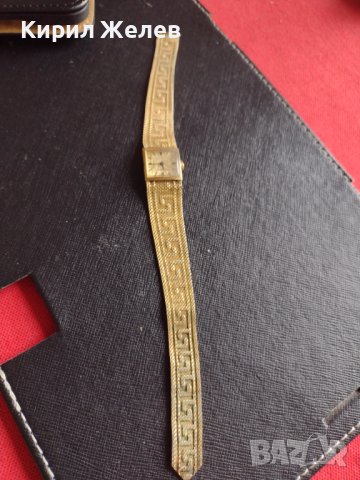 Механичен колекционерски часовник GOLD PLATED позлатен стар рядък 38029, снимка 10 - Антикварни и старинни предмети - 40757177