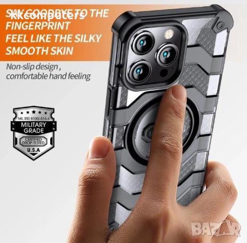 Калъф Wlons Hard Armor с MagSafe / Черен-прозрачен / за iPhone 17 Air 6.6 Баркод : 3133281, снимка 2 - Калъфи, кейсове - 52526357