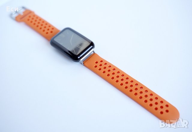 Оранжева силиконова каишка за часовник Huawei Fit, снимка 6 - Селфи стикове, аксесоари - 32874151