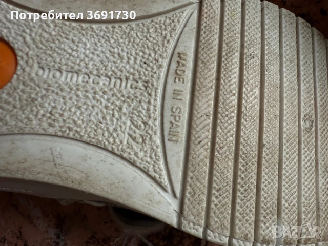 Biomecanics сандалки за прохождане 22ри размер, снимка 4 - Бебешки обувки - 50652115