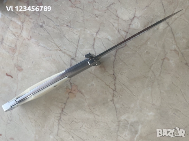 Сгъваем нож ПАНТЕРА -БЯЛ /тип НКВД/ 100х232, снимка 4 - Ножове - 52222094