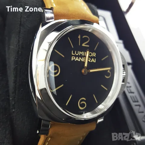 Panerai Luminor 1950 3 Days 47mm Steel Black Dial Manual Winding Panerai Movement, снимка 5 - Мъжки - 48007938