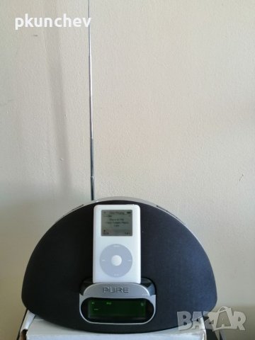 PURE 100Di - iPod докинг станция с радио и AUX, снимка 2 - Аудиосистеми - 40177104