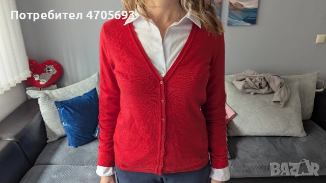 Вълнена жилетка Beneton, снимка 6 - Жилетки - 53062564