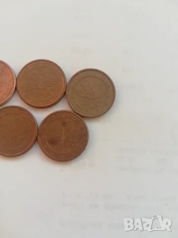 лот от 2 евро цент Германия 2002 г. букви A,D,F,G,J, снимка 6 - Нумизматика и бонистика - 48030520