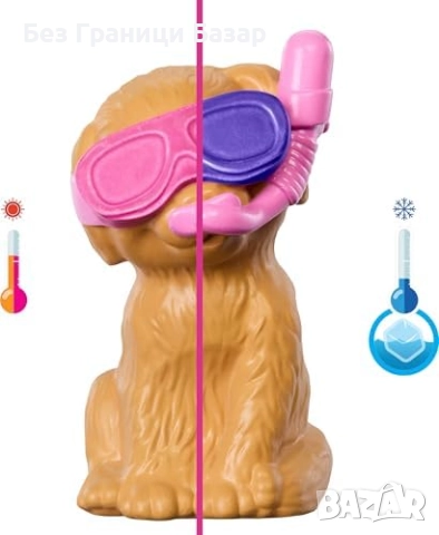 Нова Барби Barbie басейн кучета кукла аксесоари пързалка играчка JBF35, снимка 3 - Кукли - 51492961