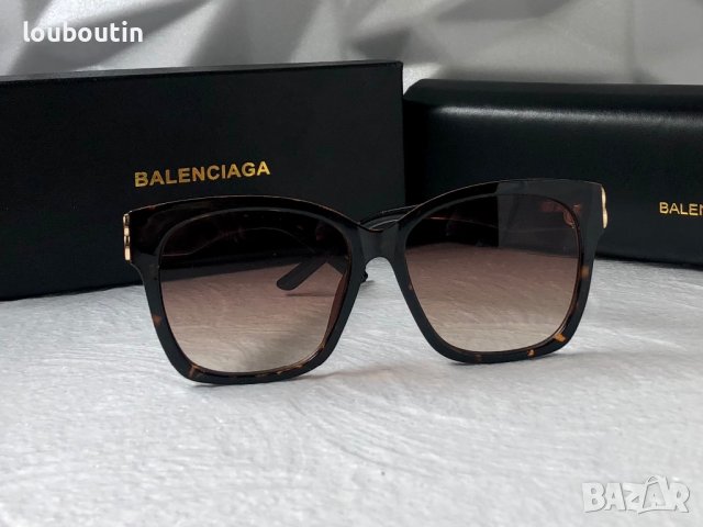 Balenciaga дамски слънчеви очила котка котешки очи 2 цвята, снимка 8 - Слънчеви и диоптрични очила - 40789932