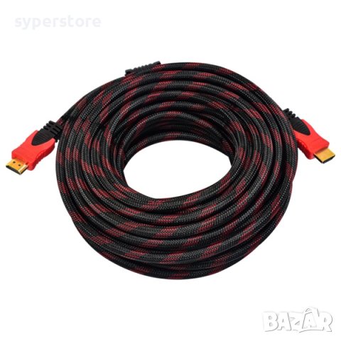 Кабел HDMI M-M, 10m, Gold Krone FGP10M SS301228 Мъжко-Мъжко
