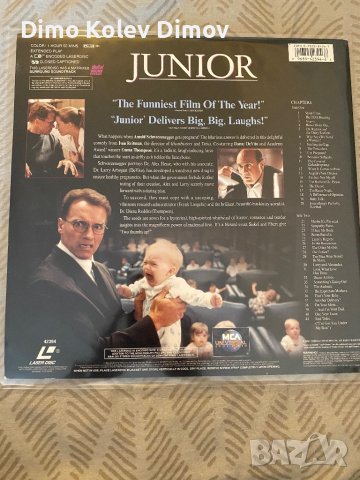 Laserdisc “Junior” NTSC Schwarzenegger, снимка 2 - Други жанрове - 43862693