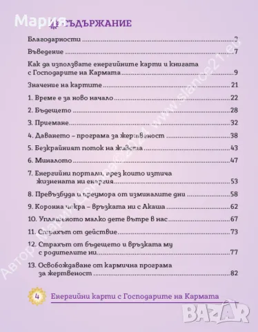 ЕНЕРГИЙНИ КАРТИ И КНИГА С ГОСПОДАРИТЕ НА КАРМАТА авторски български , снимка 9 - Езотерика - 48119874