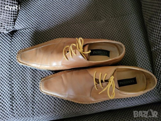 Мъжки кожени обувки Тенденц, снимка 2 - Официални обувки - 38561325