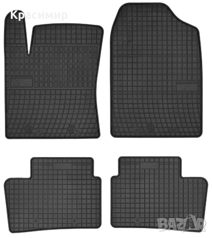 Гумени стелки за  Hyundai i10 2013-2019г, снимка 3 - Аксесоари и консумативи - 52838064