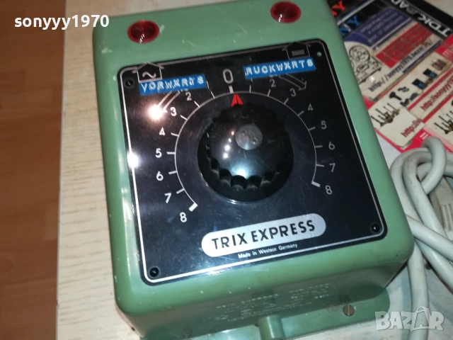 TRIX EXPRESS TYP 5599-MADE IN WESTERN GERMANY-ВНОС SWISS 0709251923LCHERY, снимка 8 - Друга електроника - 51635430
