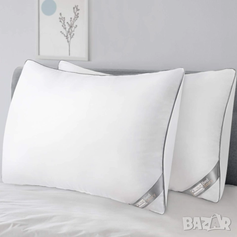 Комплект от 2 Възглавници BedStory 50x70 см, Антиалергична Възглавница, OEKO-TEX Сертифицирана!