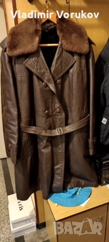 Офицерска кожена шуба
