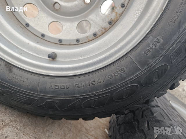 Зимни - Всесезонни Гуми 225Х75Х15, снимка 2 - Гуми и джанти - 52655516