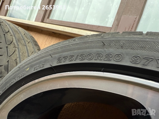 245/35/20 и 275/30/20 Bridgestone Potenza за BMW Mercedes, снимка 6 - Гуми и джанти - 50634431