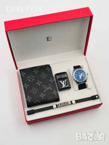 Louis Vuitton 💎Мъжки Памучни Комплекти , снимка 6 - Подаръци за мъже - 53360190