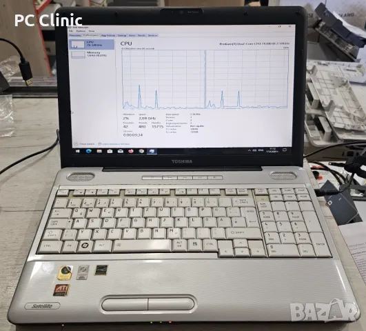 ЗА ЧАСТИ Toshiba Satellite L500-14N | Intel Pentium T4300 | DDR2 | 1366x768 |  лаптоп/laptop, снимка 2 - Части за лаптопи - 47276986